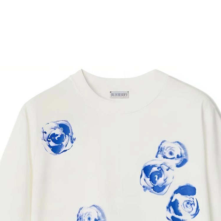 Burberry Rose Cotton T-shirt T