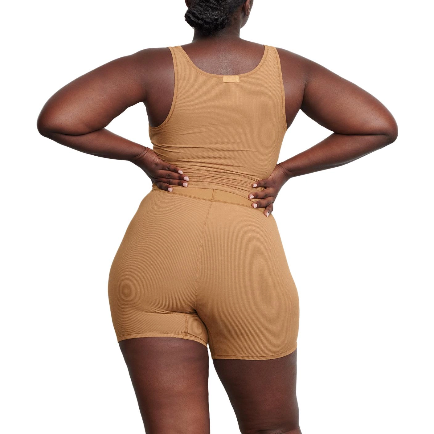 SKIMS SOFT LOUNGE TANK CAMEL
