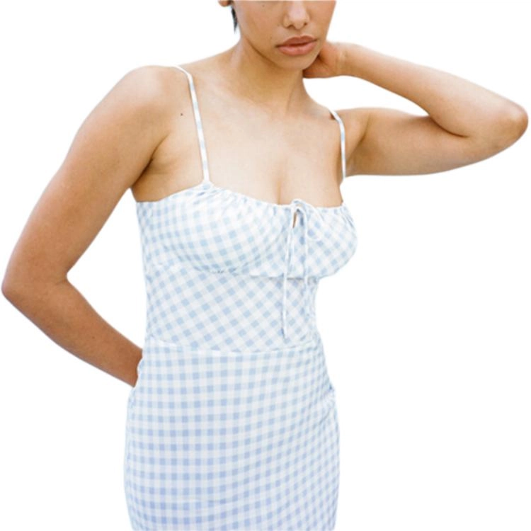 Realisation Par The Elsa Blue Gingham