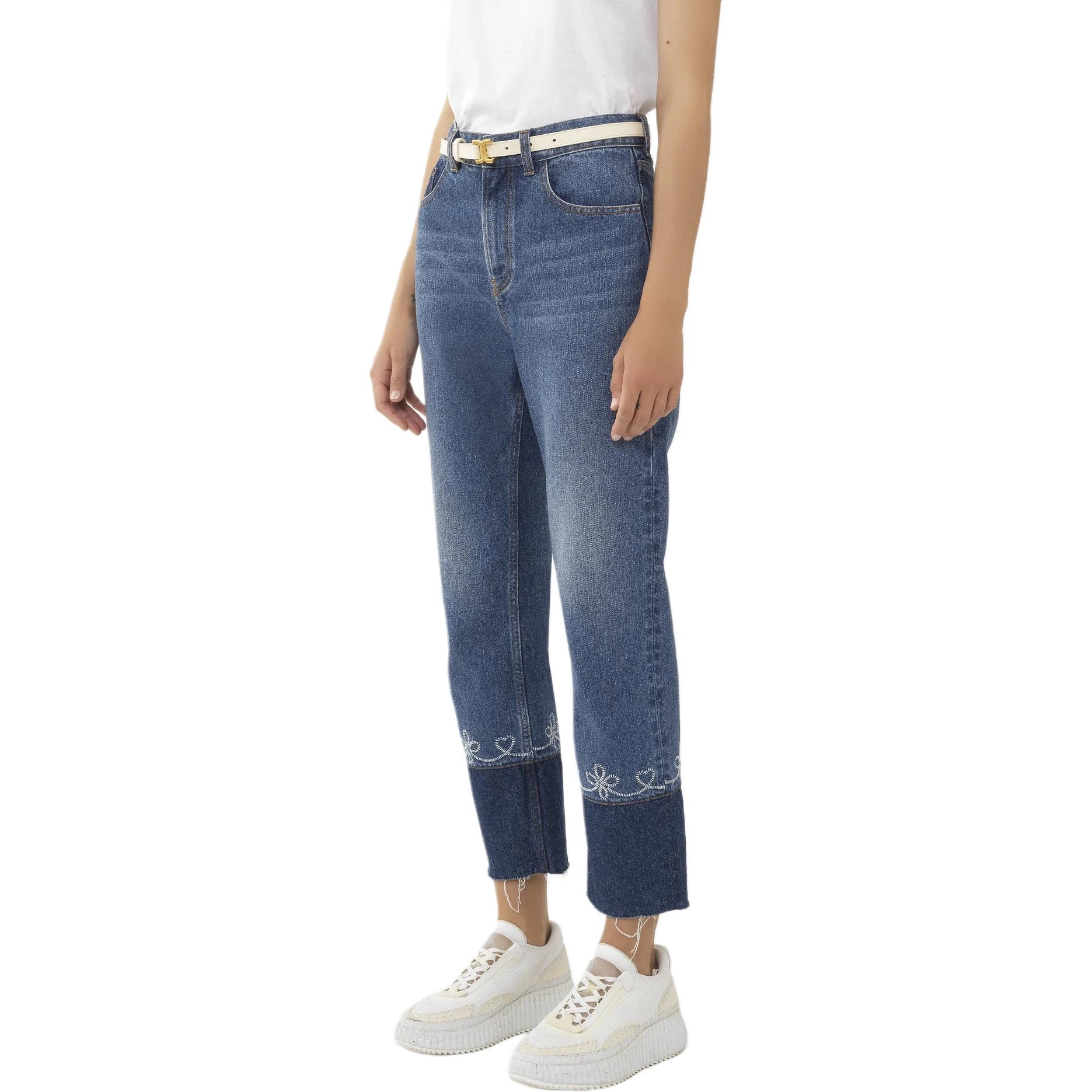 Chloe Masaya Cropped Straight Jeans