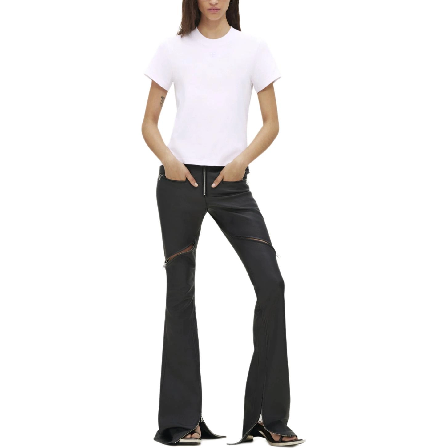COURREGES SS24 AC STRAIGHT T-SHIRT T Mist
