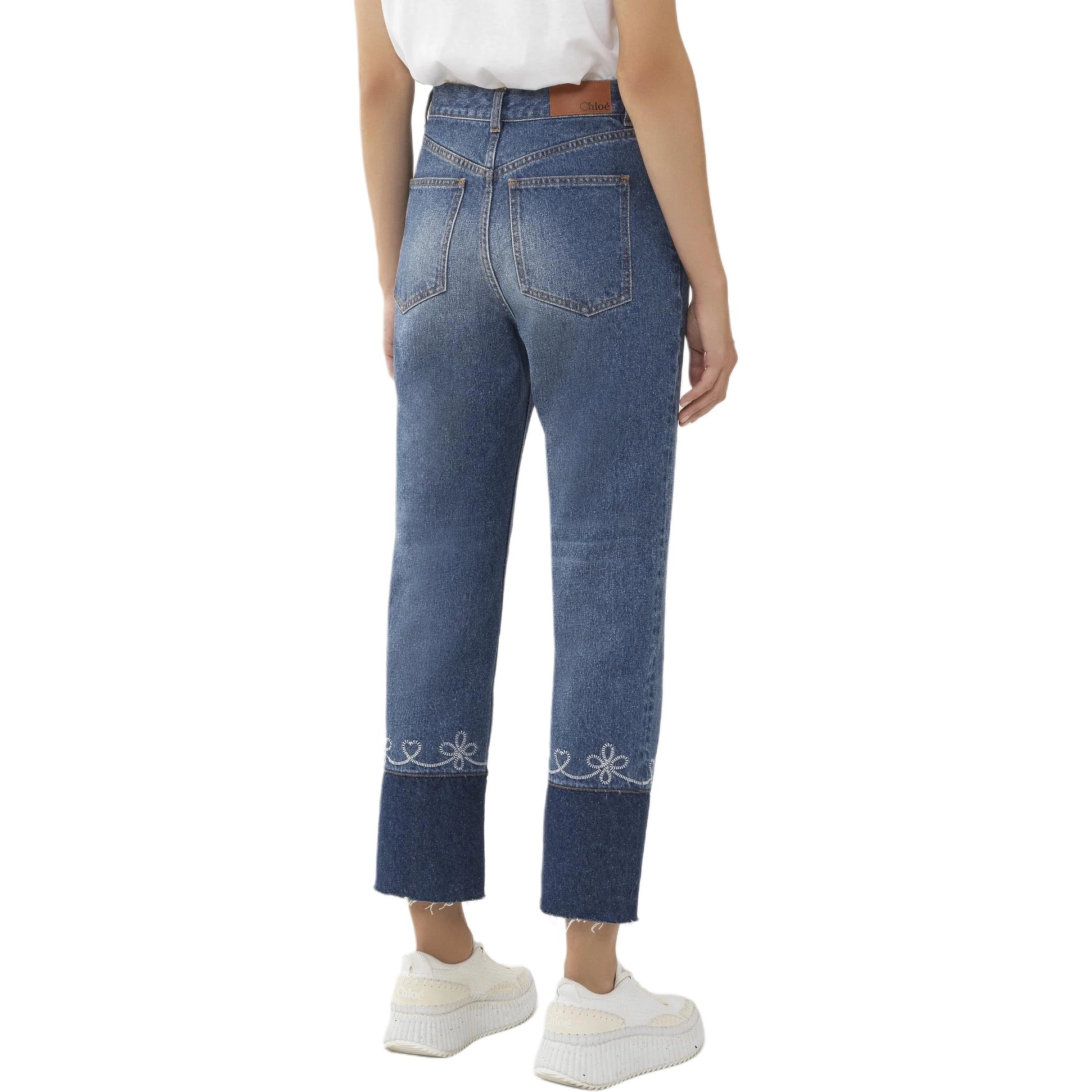 Chloe Masaya Cropped Straight Jeans