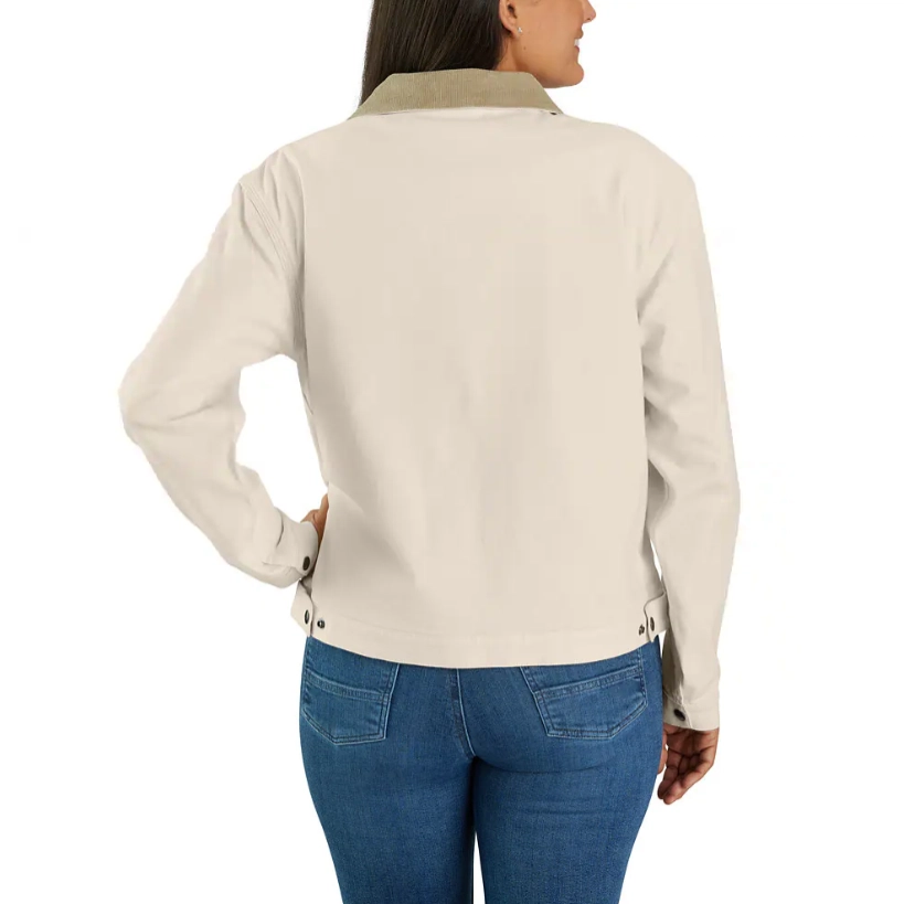 Carhartt 106208 WOMEN'S RUGGED FLEX CANVAS DETROIT JACKET LOOSE FIT