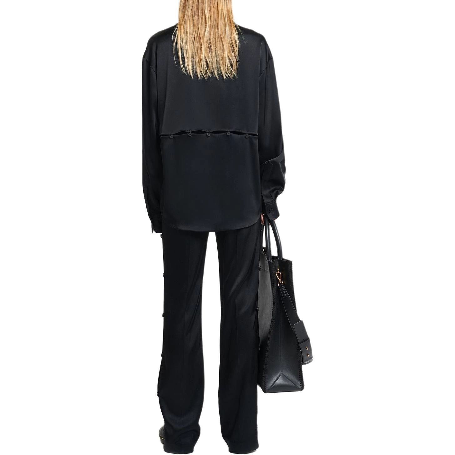 NANUSHKA Felina Regular Price Slip Satin Pants