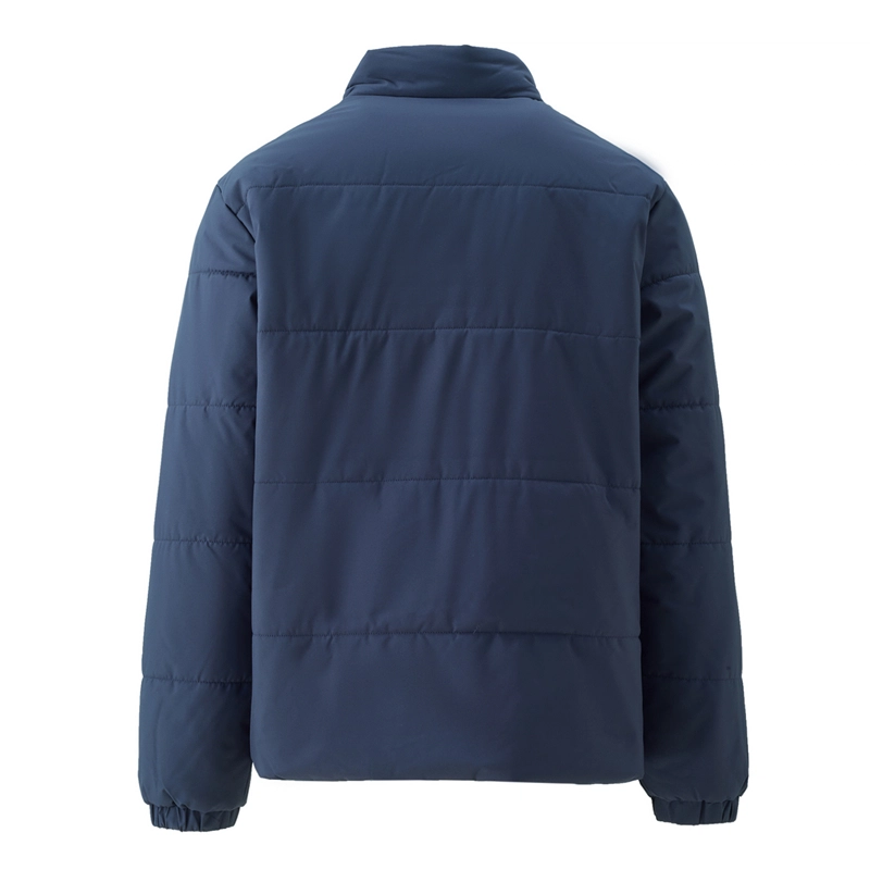 佐丹奴 夹棉保暖简约纯色立领梭织棉服 男款