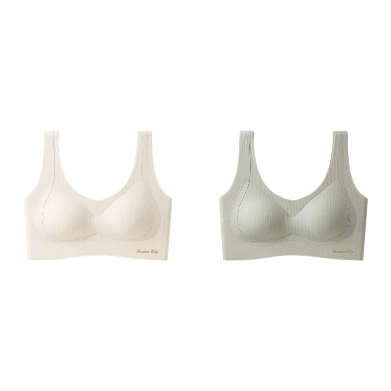 俞兆林 舒适薄款无钢圈上托聚拢防下垂收副乳纯色文胸 女款 组合装