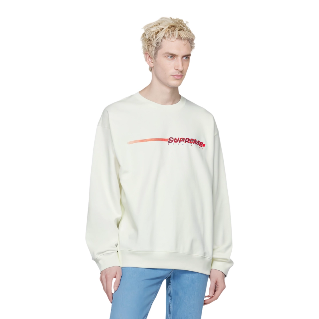 Supreme SS21 Week 19 Precision Crewneck Logo