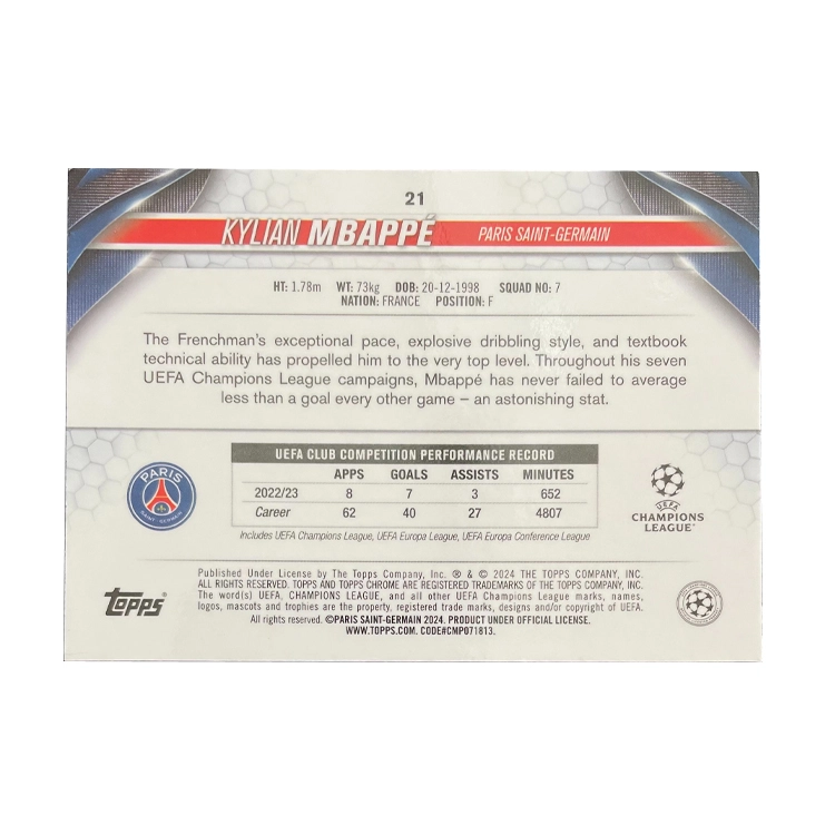 PANINI 2023-24 Topps Chrome