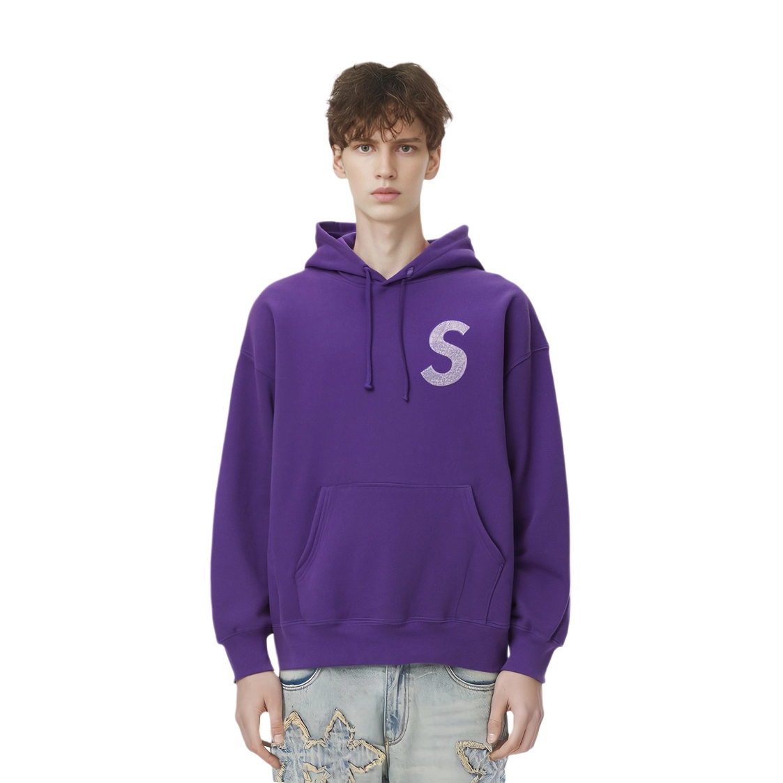 Supreme Week 6 x Swarovski S Logo Hooded Sweatshirt S