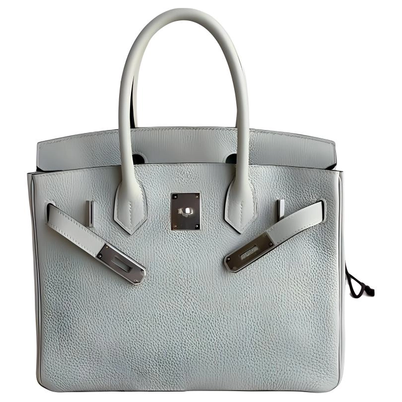 HERMES Birkin 30 Togo 0W Gris Neve