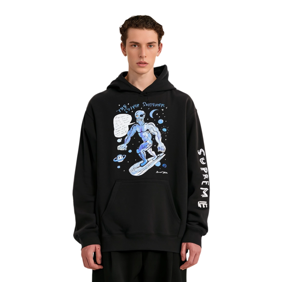 Supreme Week 12 x Daniel Johnston Hooded Sweatshirt