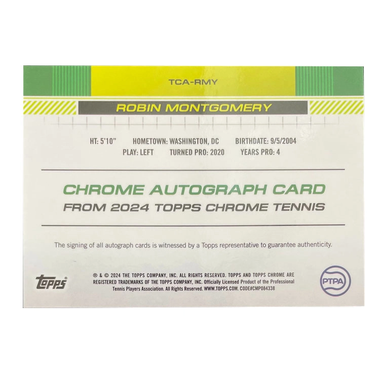 Topps 2024 Chrome Tennis