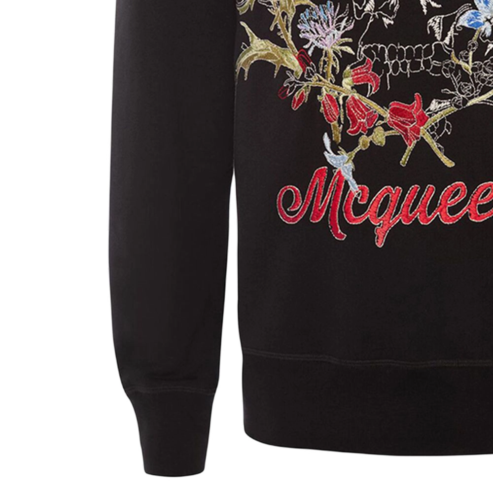 Alexander McQueen Deconstructed Floral Skull