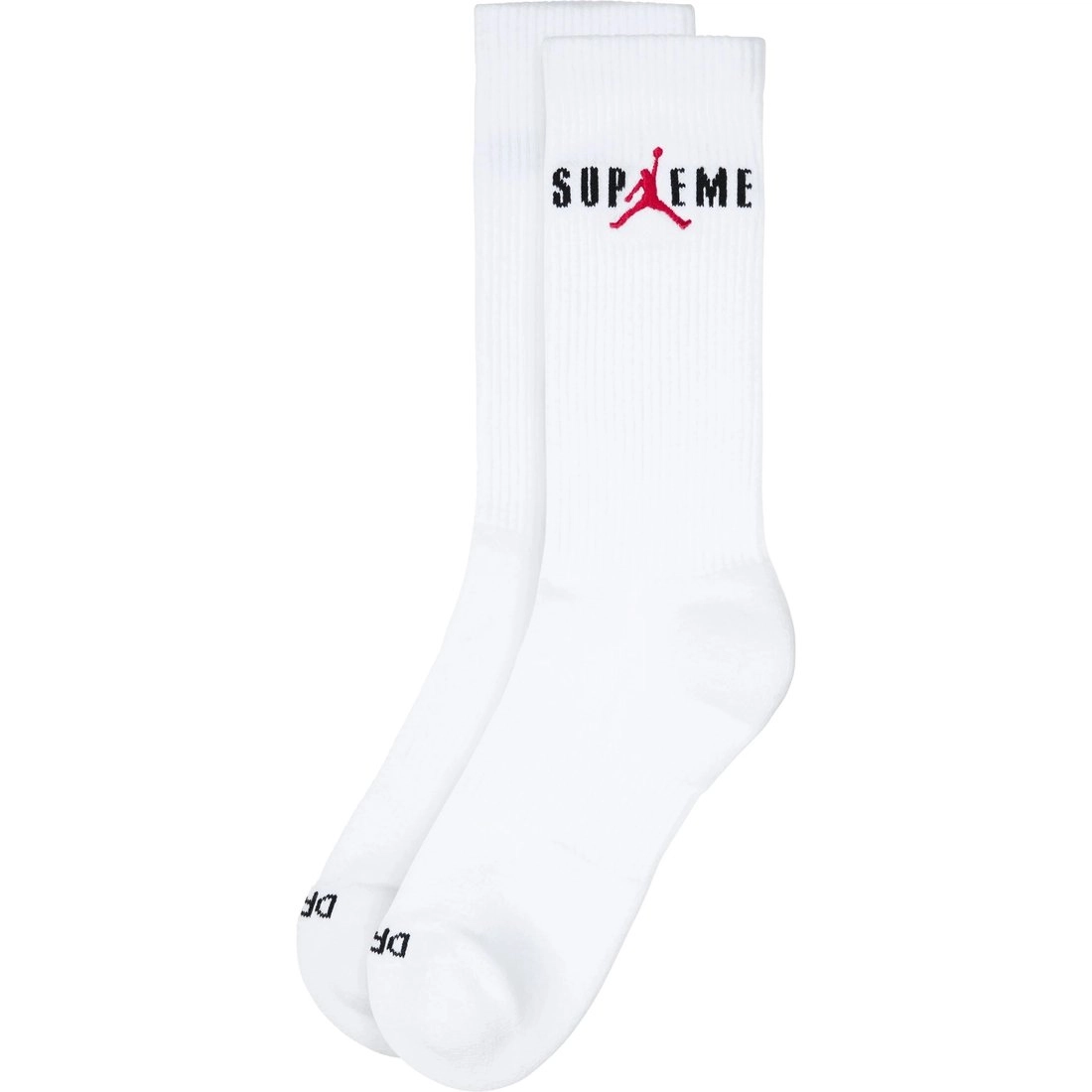 Supreme x Jordan FW24 Everyday Plus Cush Crew Socks logo