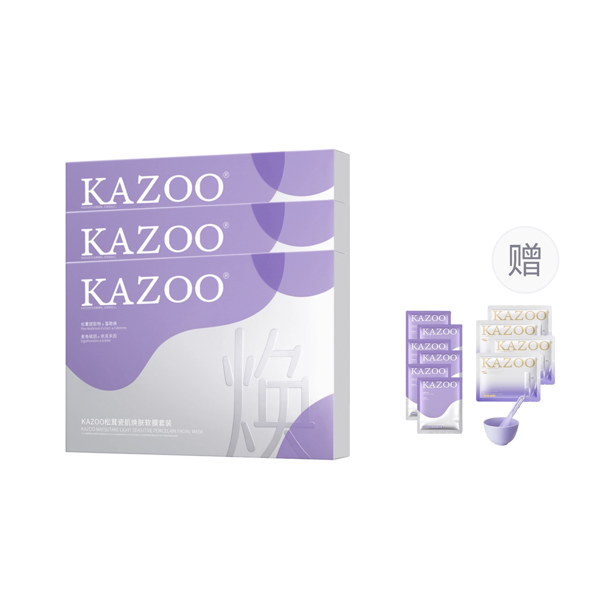 KAZOO 20g*6+30ml*6+*1