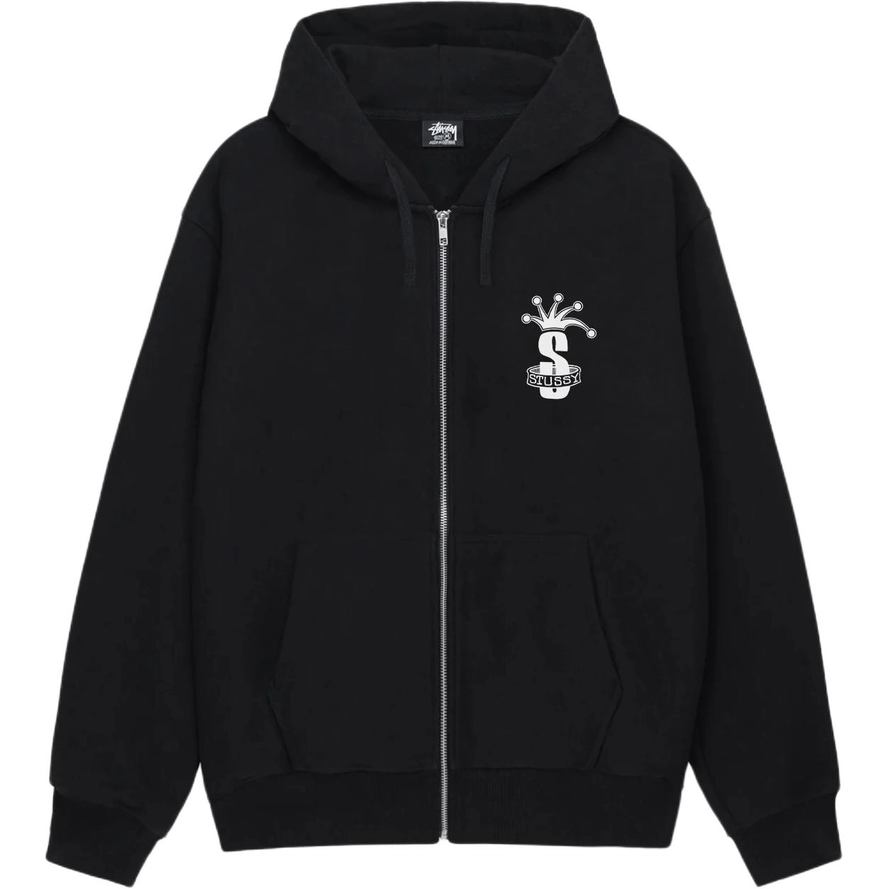 Stussy FW24 CROWN BAND ZIP HOODIE LOGO