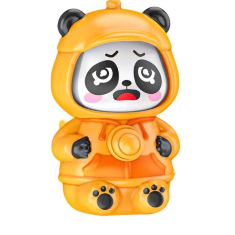 启蒙积木 熊猫变脸 可爱公仔挂件纪念品 玩具