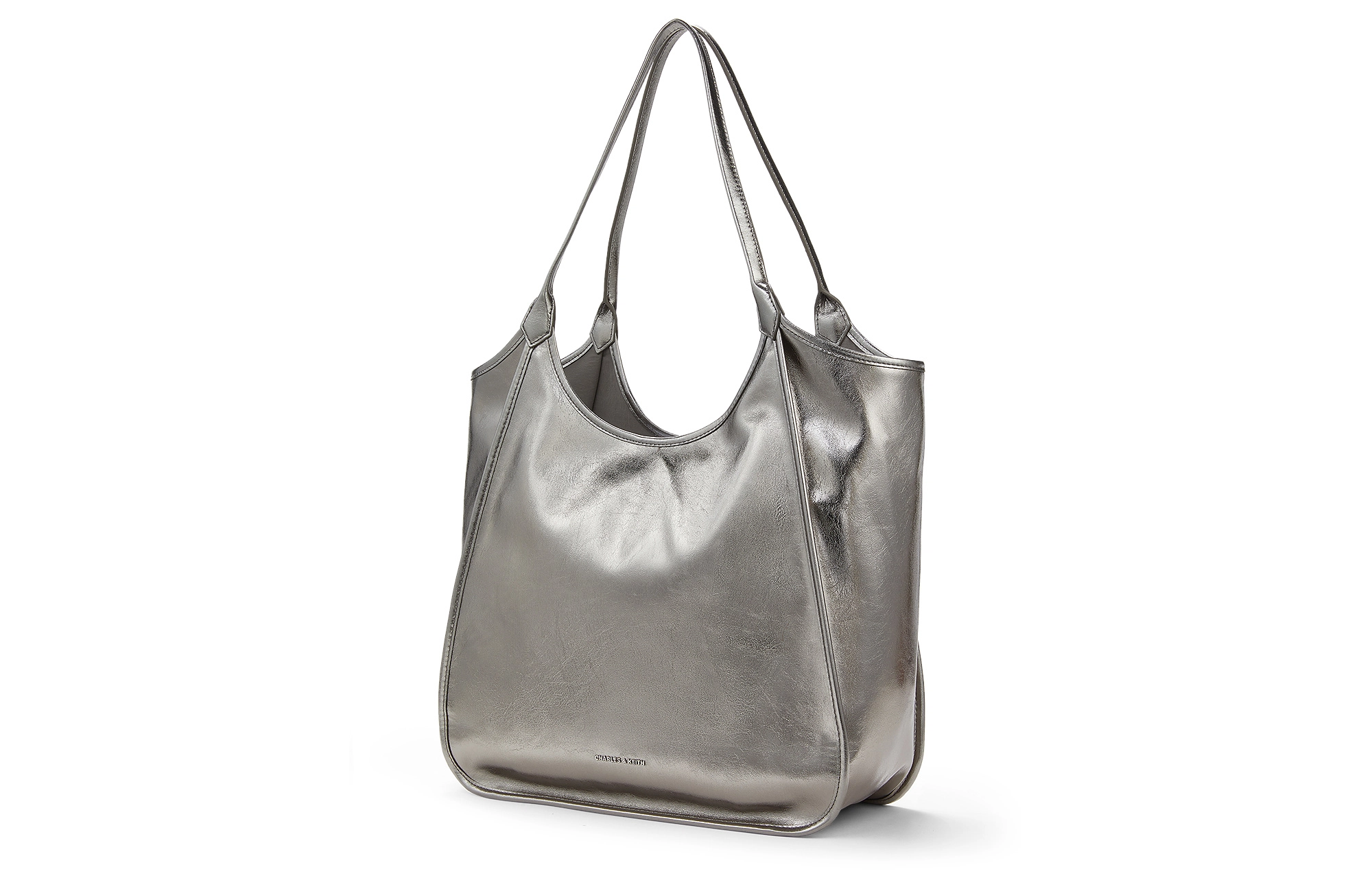 CHARLESKEITH ck PU BlackPewterBurgundy
