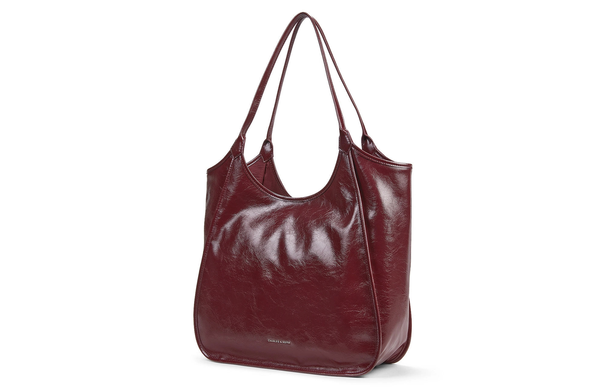 CHARLESKEITH ck PU BlackPewterBurgundy