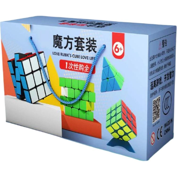 奇艺 魔方套装全套异形金字塔枫叶 早教益智玩具