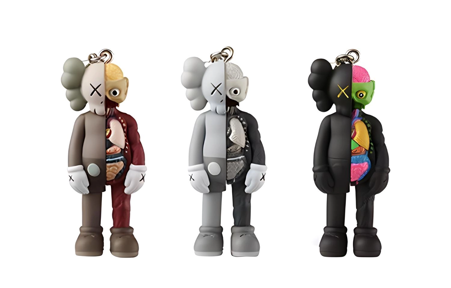 KAWS COMPANION FLAYED KEYHOLDER 3 9cm