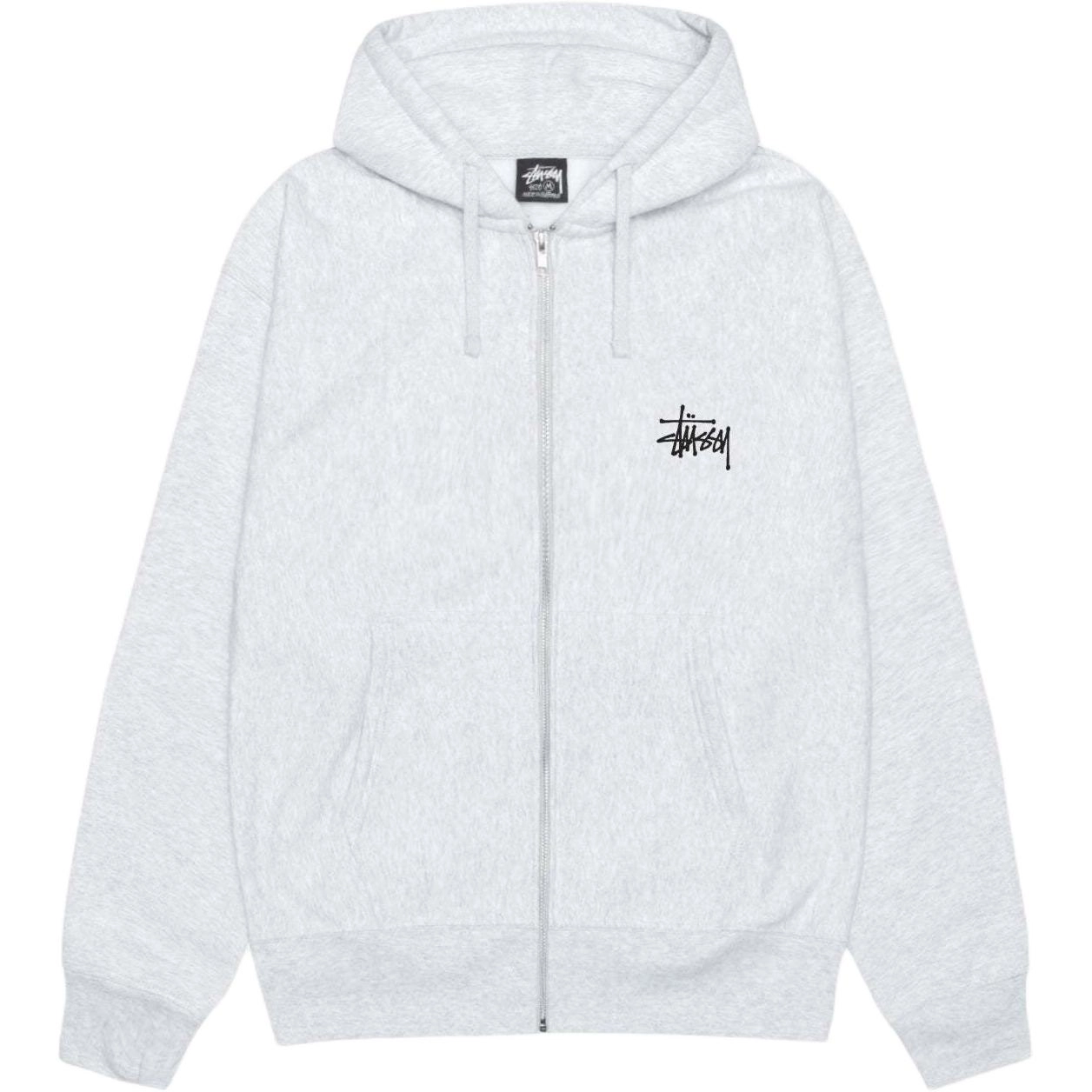 Stussy FW24 BASIC STSSY ZIP HOODIE logo