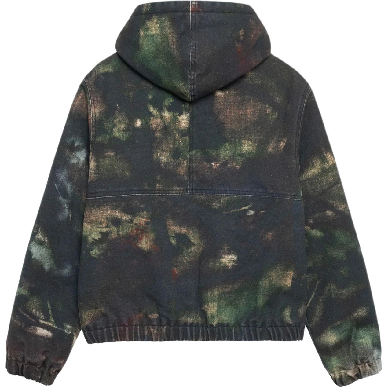 Stussy FW24 WORK JACKET STENPAT CAMO logo