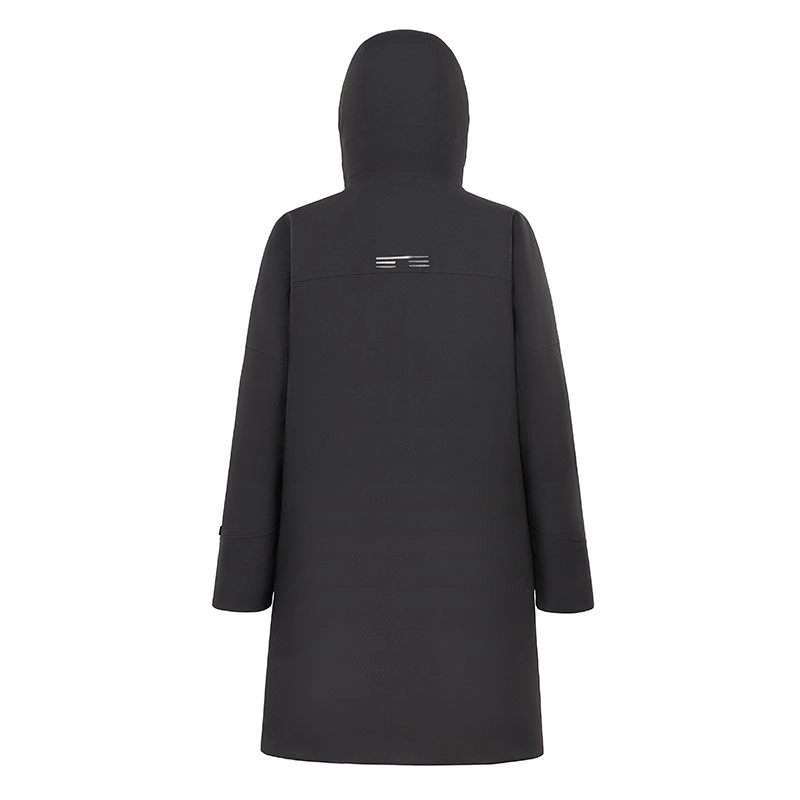 高梵 奢华户外科技纯色舒适保暖羽绒服 男女同款 黑色
