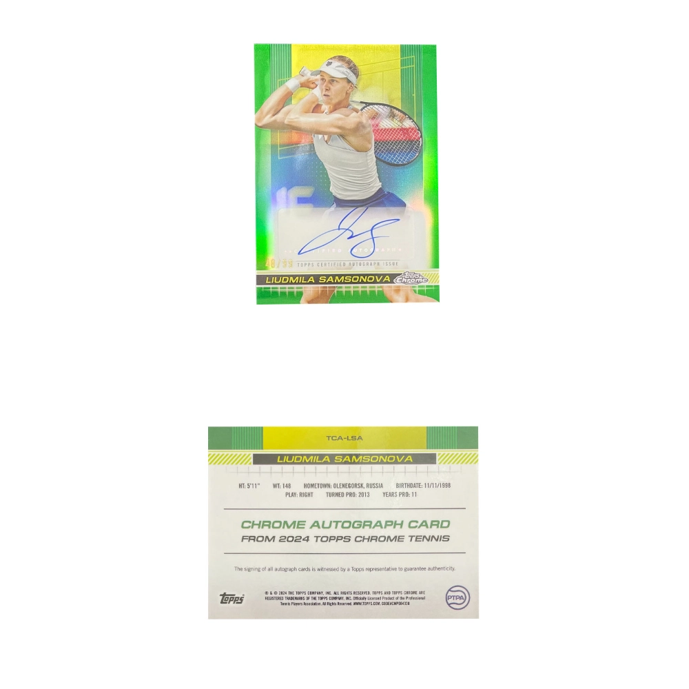 Topps 2024 Chrome Tennis 4899