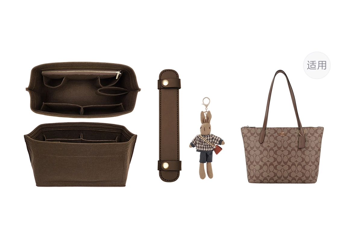 GUYI coach Zip Top Tote30