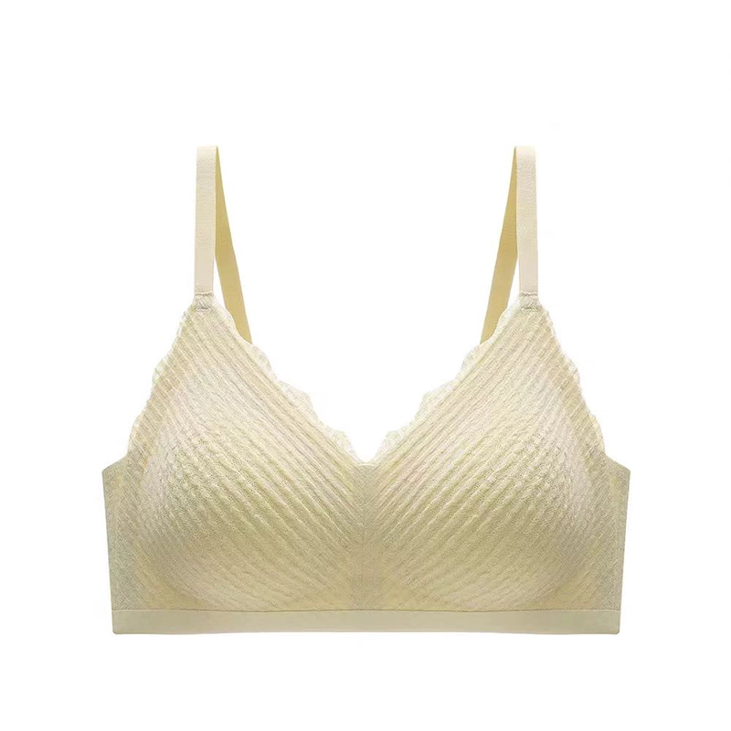 棉基因 薄款无痕无钢圈小胸聚拢收副乳透气文胸 女款 组合装