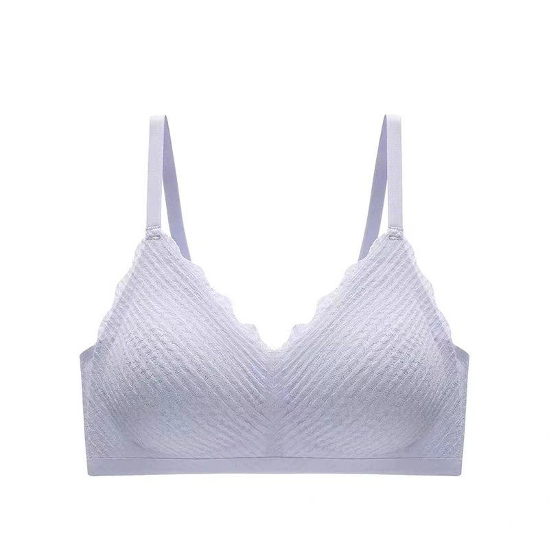 棉基因 薄款无痕无钢圈小胸聚拢收副乳透气文胸 女款 组合装