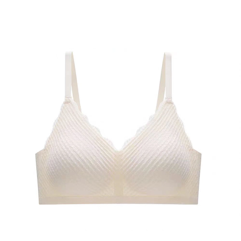棉基因 薄款无痕无钢圈小胸聚拢收副乳透气文胸 女款 组合装