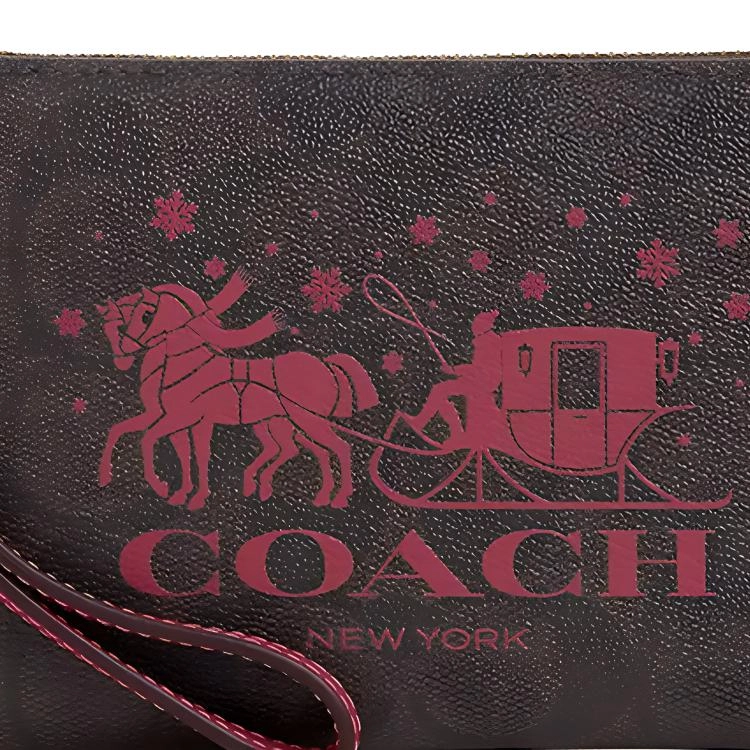 COACH Corner Zip Wristlet 16