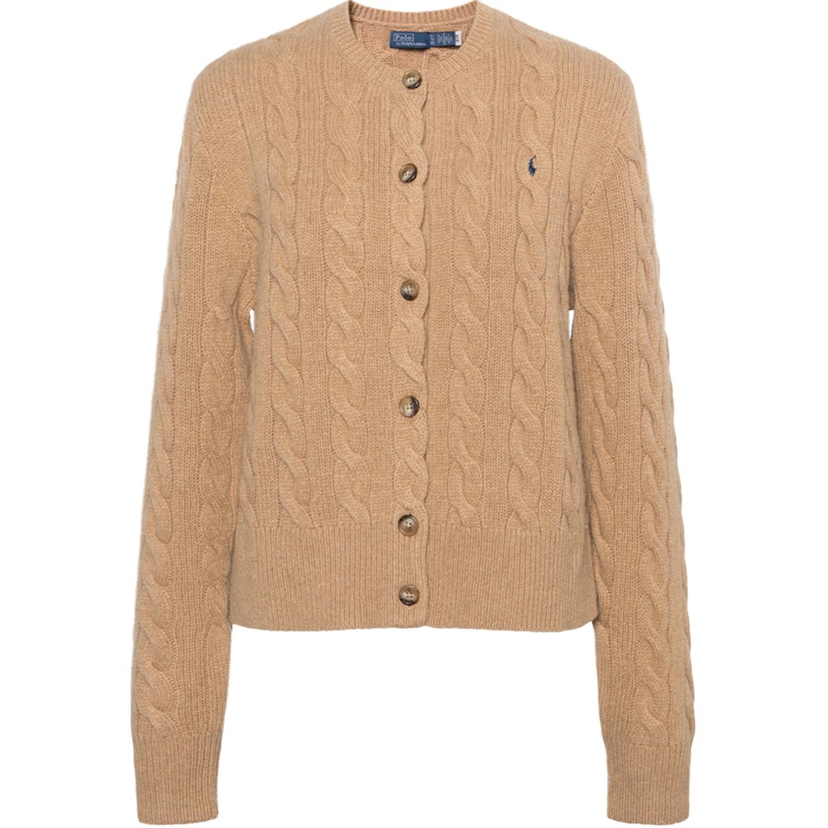 Polo Ralph Lauren Cable-Knit Wool-Cashmere Cardigan