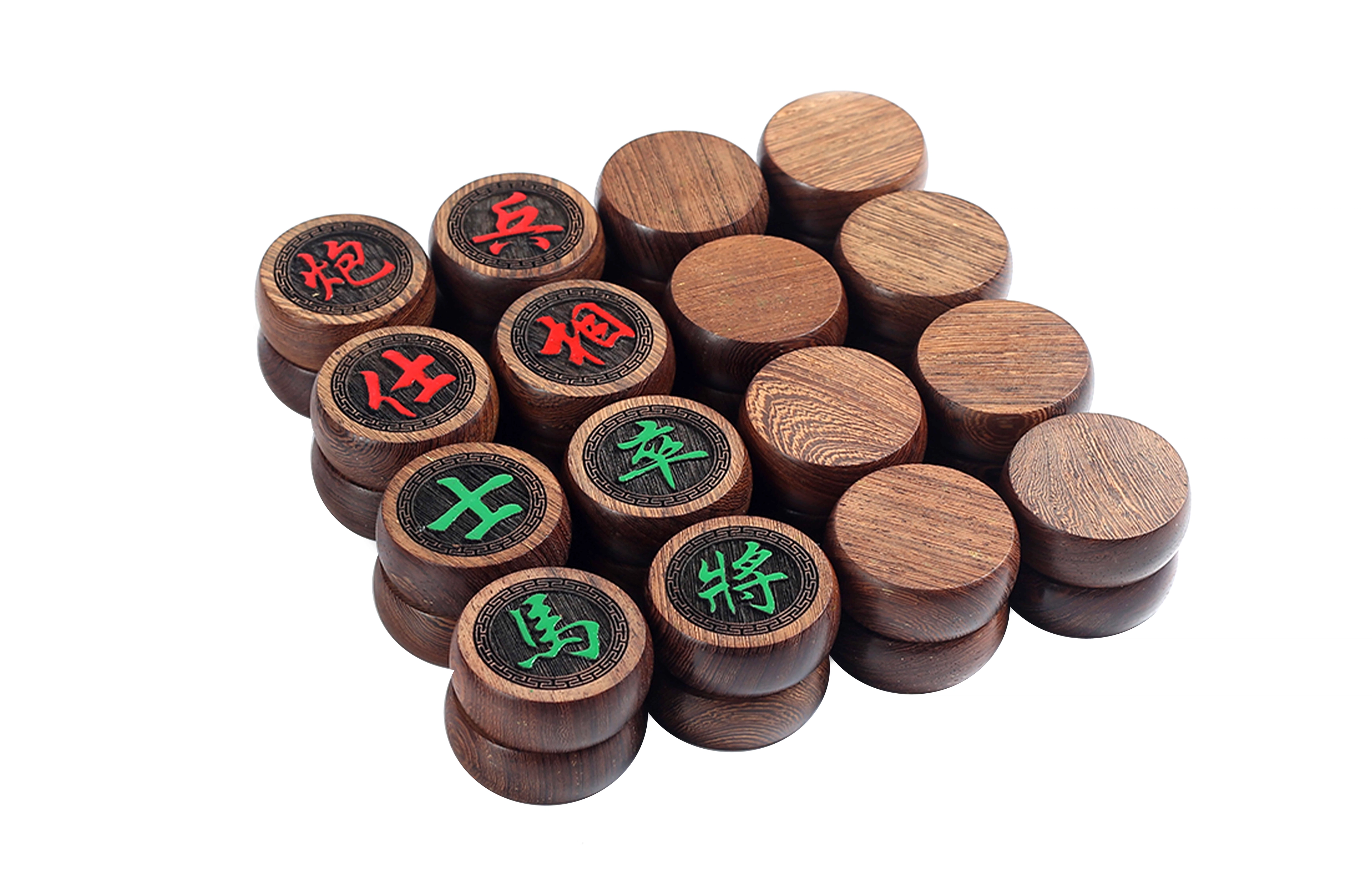 檀欣 收藏级高档文玩木刻摆件 益智玩具棋布棋盘送老人长辈#好运 招财纳福 吉祥平安 黑檀 中国象棋 男女同款情侣款