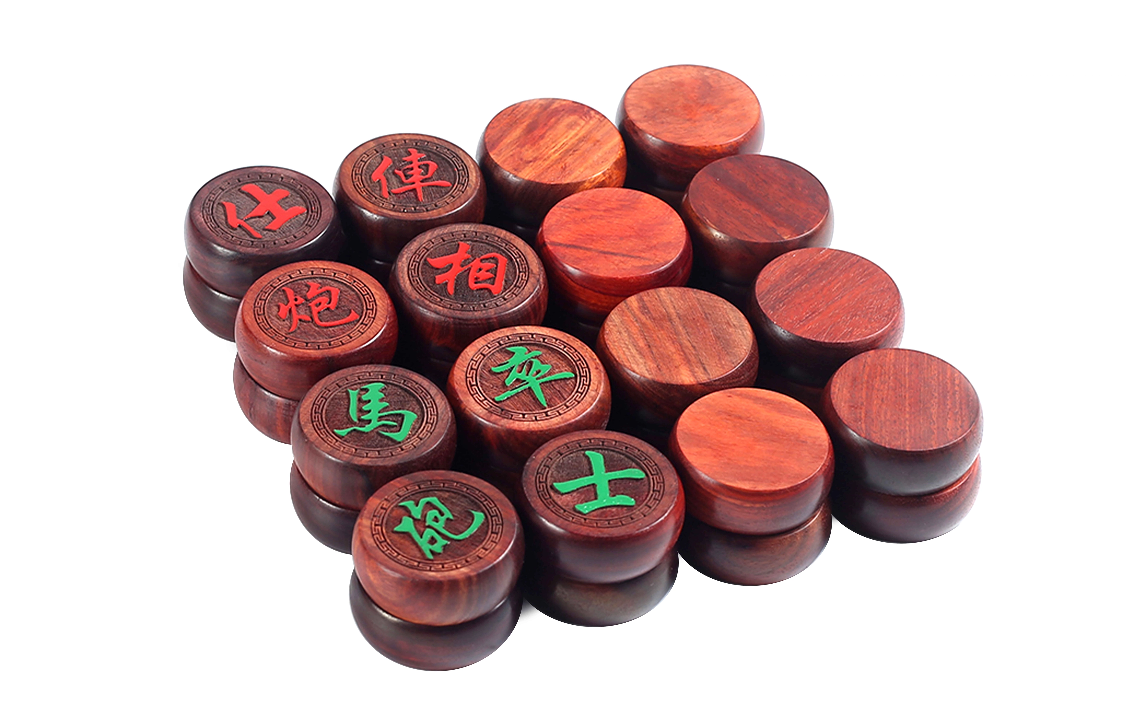 檀欣 收藏级高档文玩木刻摆件 益智玩具棋布棋盘送老人长辈#好运 招财纳福 吉祥平安 黑檀 中国象棋 男女同款情侣款