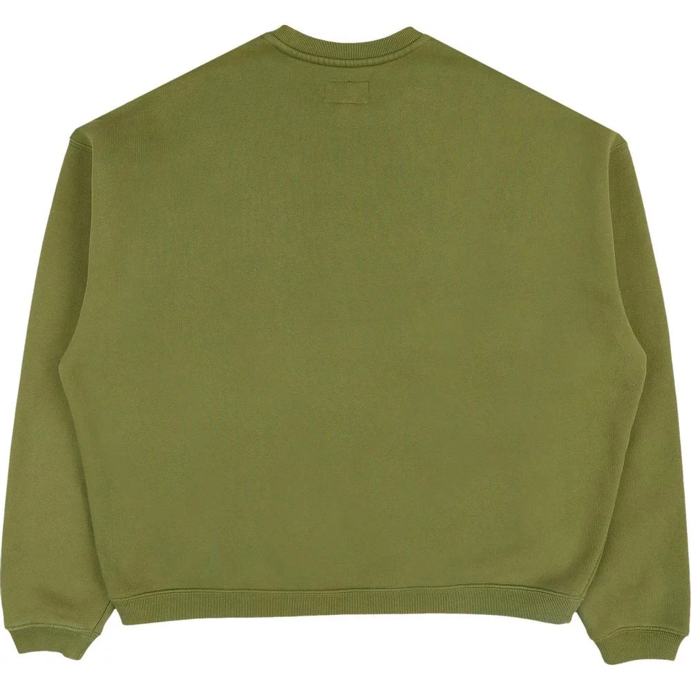 Stussy SS24 BIG CRACKLE SPORT CREW logo