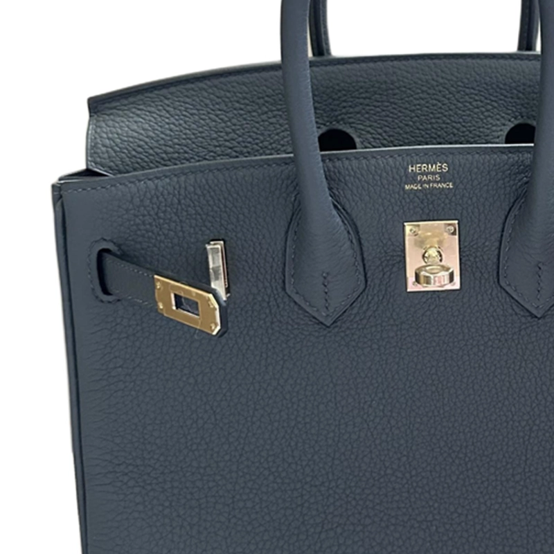 HERMES Birkin 25 Togo H0 Gris Misty