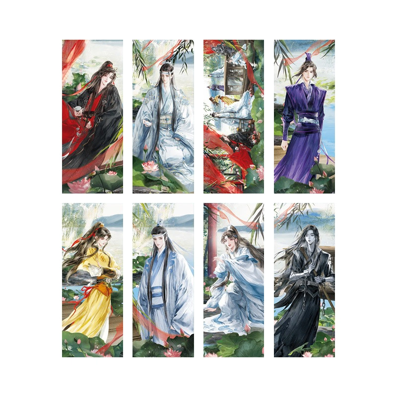 腾讯视频草场地 魔道祖师角色 庆典·六载同行角色系列 镭射票立牌透卡 徽章