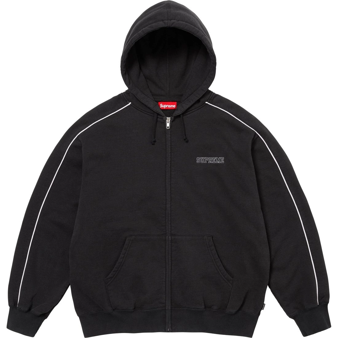 Supreme FW24 WEEK10 State Zip Up Hooded Sweatshirt logo