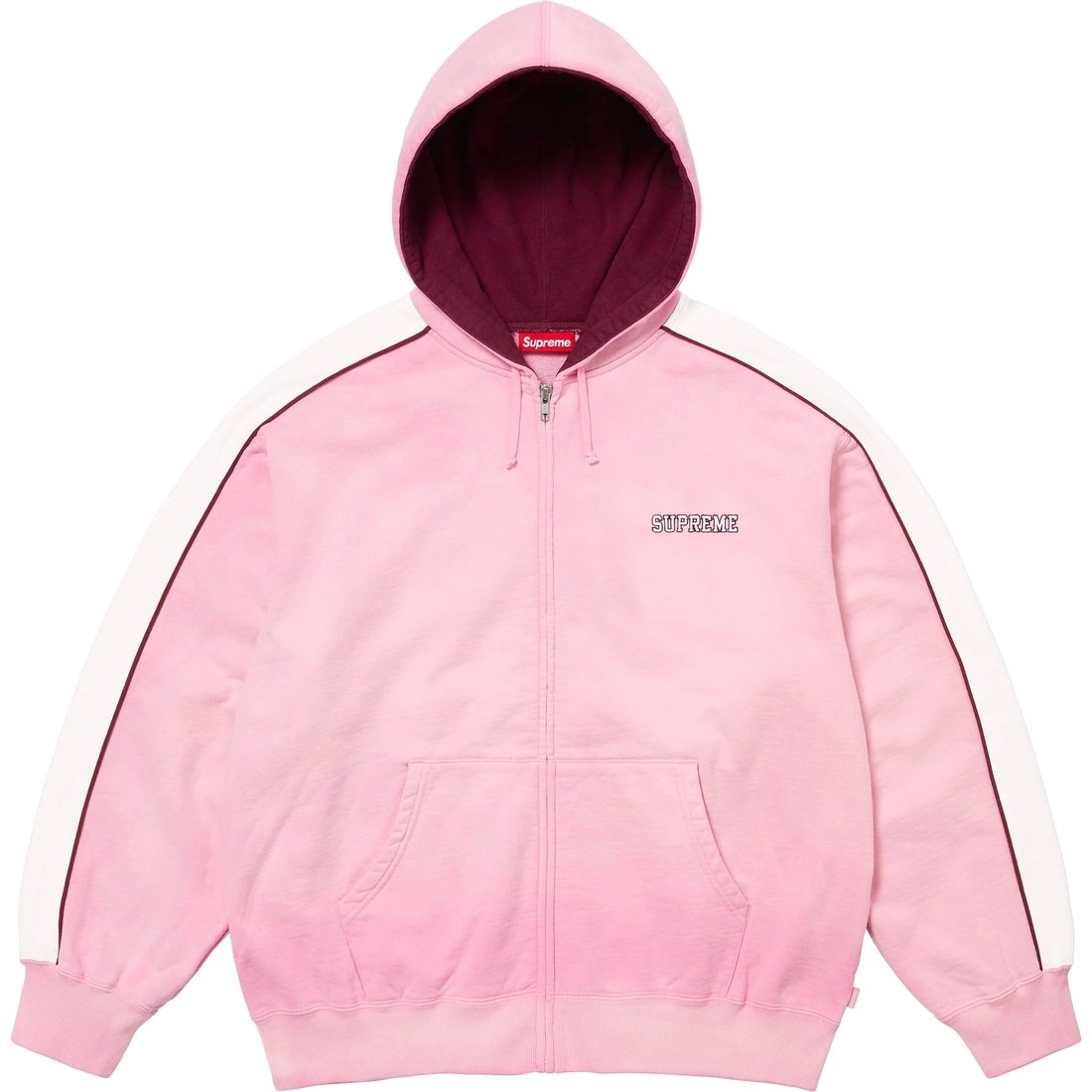 Supreme FW24 WEEK10 State Zip Up Hooded Sweatshirt logo