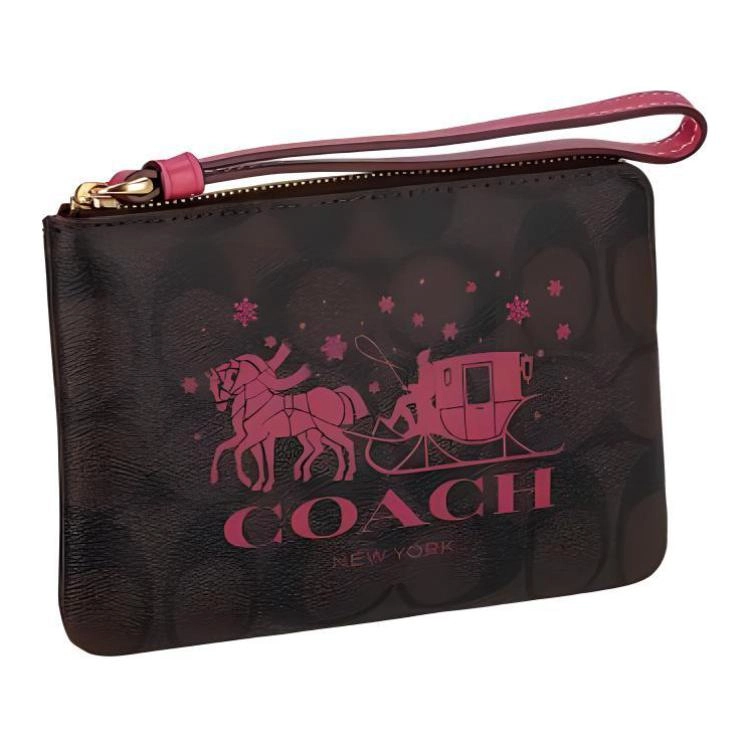 COACH Corner Zip Wristlet 16