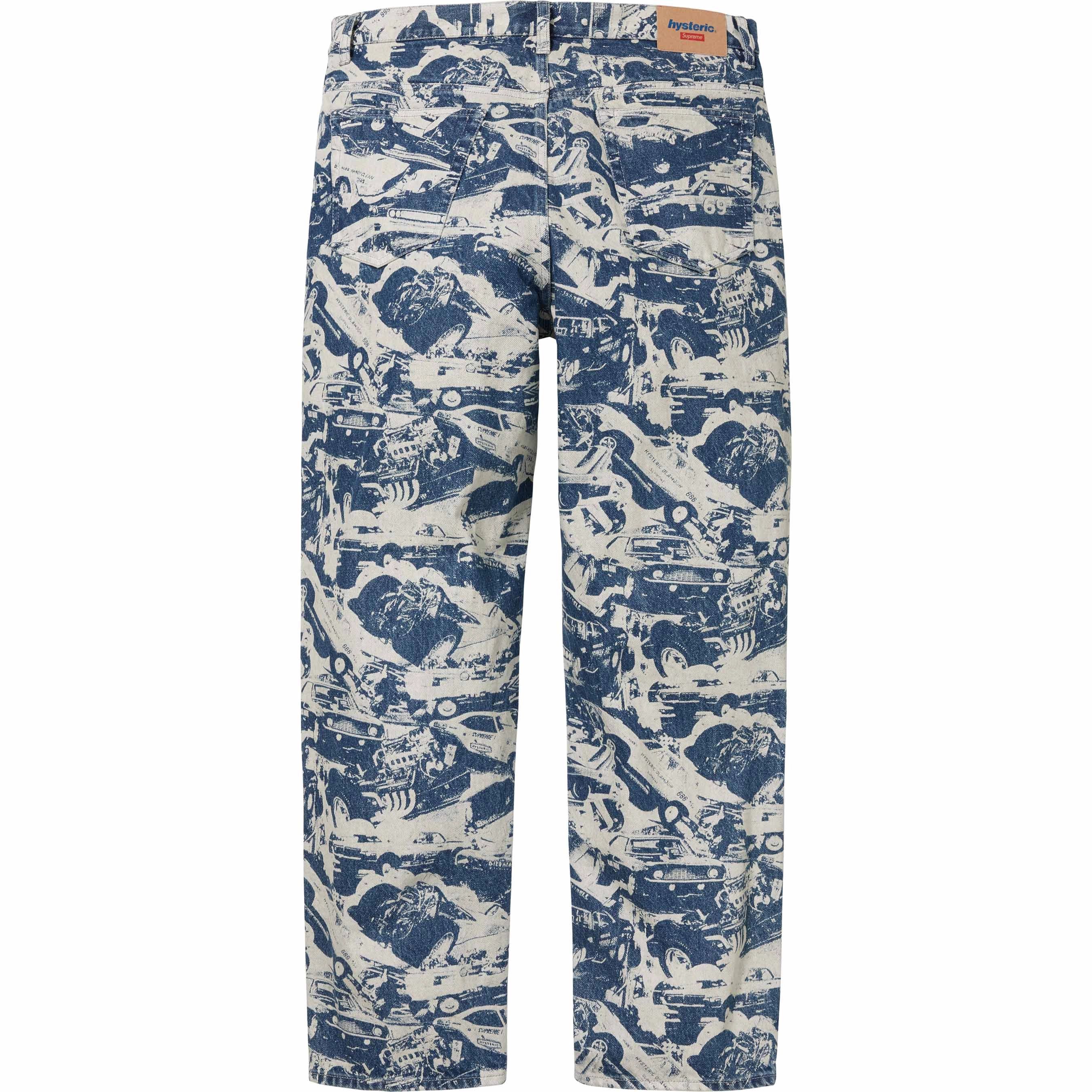 Supreme x HYSTERIC GLAMOUR FW24 WEEK13 Cars Baggy Jean