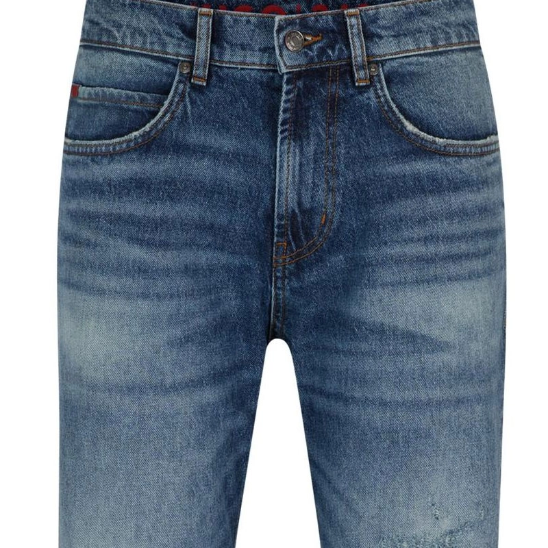 HUGO BOSS Stretch Denim Baggy Jeans