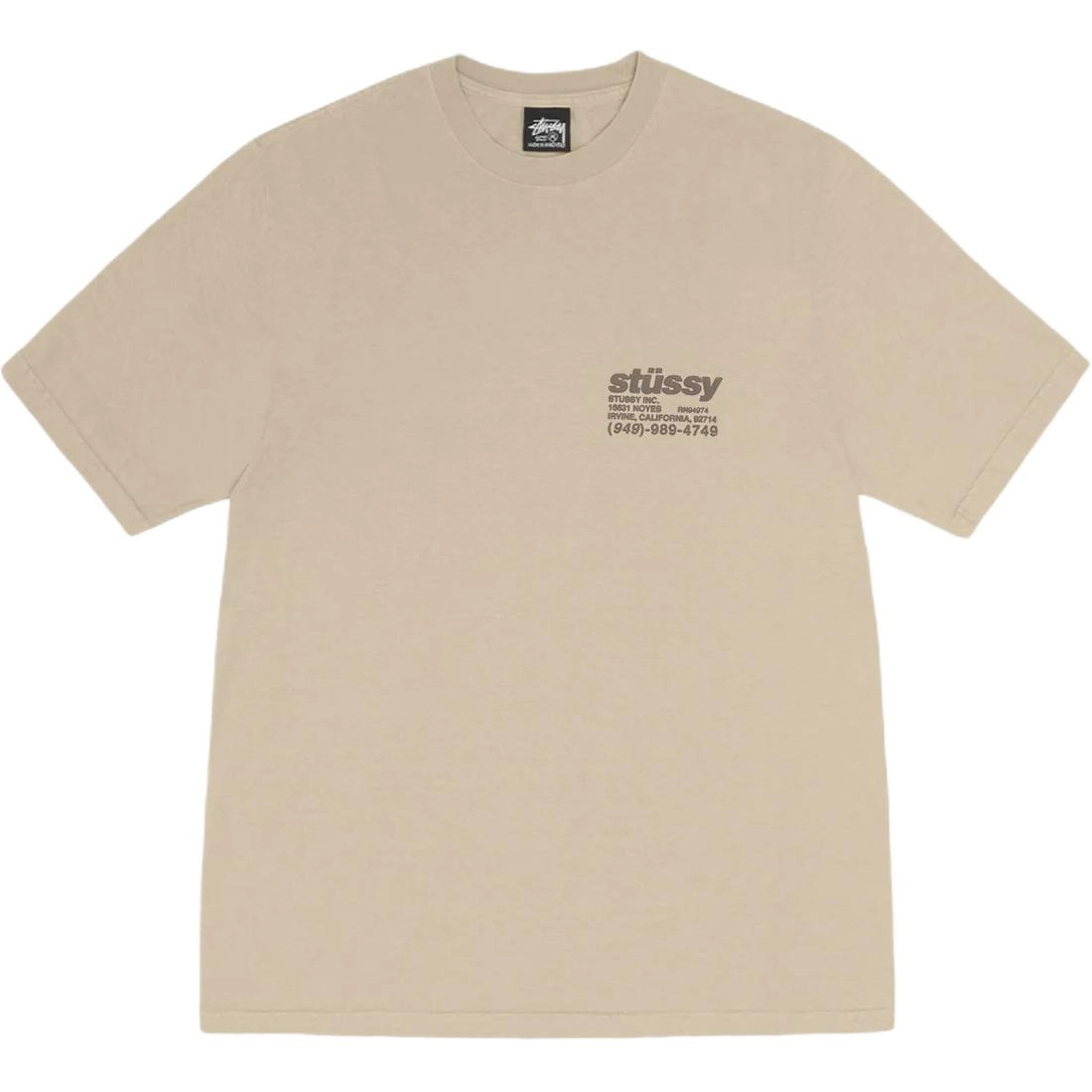 Stussy FW24 DNA TEE PIGMENT DYED logoT