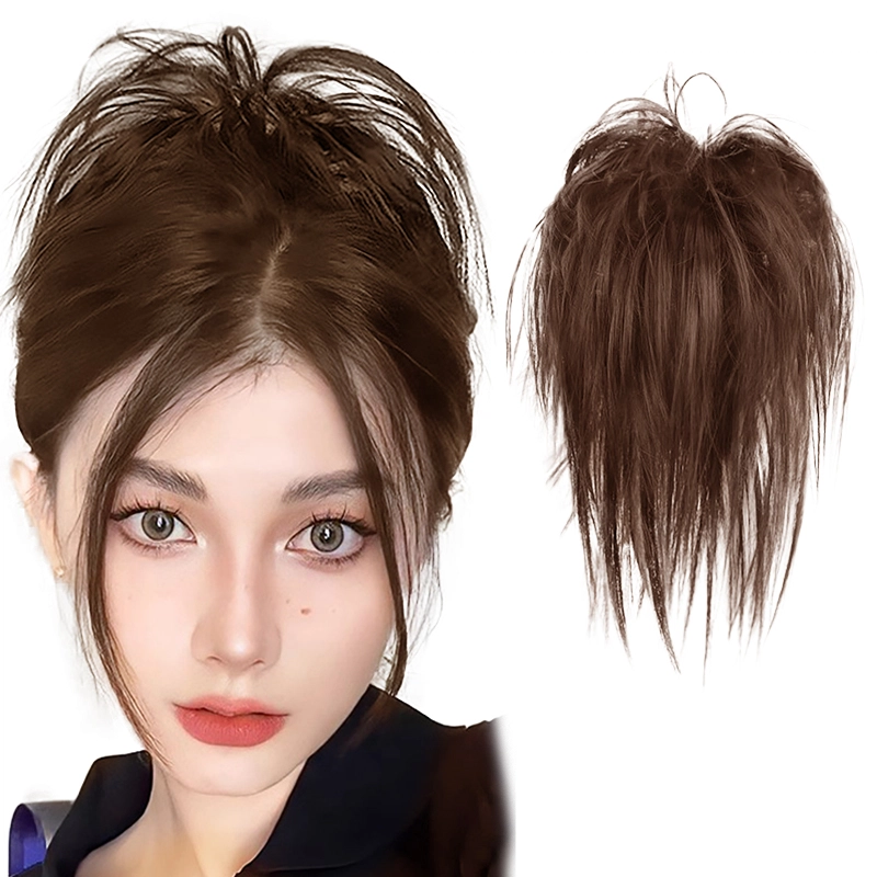 缪斯韵 鸡窝丸子头假发女 慵懒鸡毛抓夹