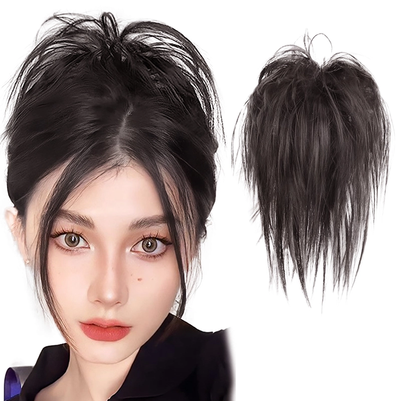 缪斯韵 鸡窝丸子头假发女 慵懒鸡毛抓夹