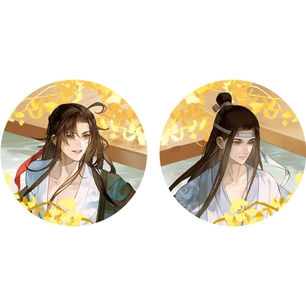 腾讯视频草场地 魔道祖师 碧水惊秋系 镭射票/拍立得/透卡 徽章