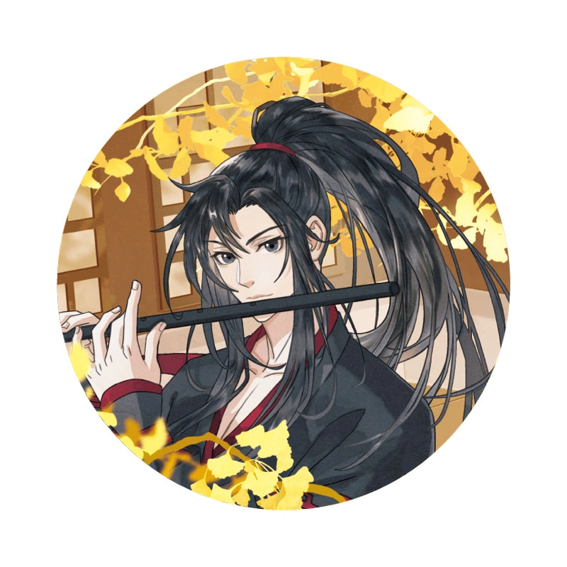 腾讯视频草场地 魔道祖师 碧水惊秋系 镭射票/拍立得/透卡 徽章
